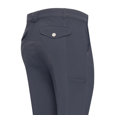 Pantalon d'équitation Euro-star Gabriel Grip Connect Knee Gris magnet