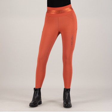 Legging d'équitation Euro-Star Impress FullGrip Cinna foncé Orange Legging d'équitation Euro-Star Impress FullGrip Cinna foncé Orange