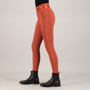 Legging d'équitation Euro-Star Impress FullGrip Cinna foncé Orange Legging d'équitation Euro-Star Impress FullGrip Cinna foncé Orange