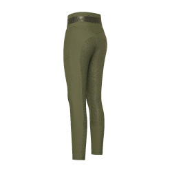 Legging d'équitation Euro-Star Impress FullGrip Olive Vert