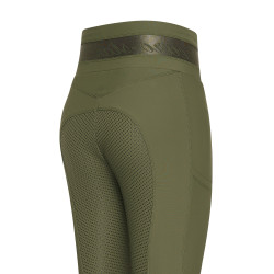 Legging d'équitation Euro-Star Impress FullGrip Olive Vert