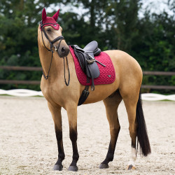 Tapis de selle Euro-Star Cato DR Amarena Rouge