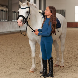 Legging d'équitation Imperial Riding Tessy FullGrip Kids Saphir Bleu