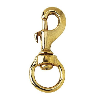 Mousqueton oeil 20 mm rond laiton Mousqueton oeil 20 mm rond laiton