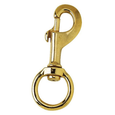 Mousqueton oeil 30 mm rond laiton Mousqueton oeil 30 mm rond laiton