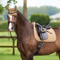 Tapis de selle HV Polo Classic DR Pail Marron Tapis de selle HV Polo Classic DR Pail Marron