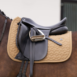 Tapis de selle HV Polo Essential Dressage Paille Marron