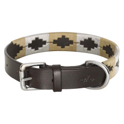 Collier du chien HV Polo Chaya Marron / caillou Collier du chien HV Polo Chaya Marron / caillou