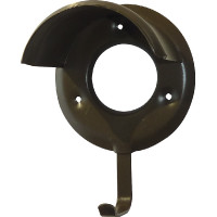 Porte bride gainé plastique Choco Marron Porte bride gainé plastique Choco Marron