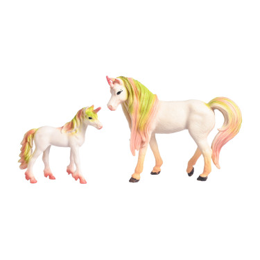 Jouets unicorn set Imperial Riding Magic Jaune néon / corail néon