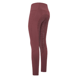 Legging d'équitation Euro-Star Breez Fashion FullGrip femme Joues rouge foncé Rose