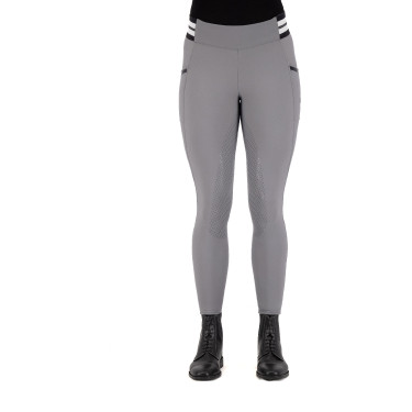 Legging d'équitation HV Polo Estrella FullGrip femme Gris zinc