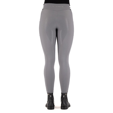 Legging d'équitation HV Polo Estrella FullGrip femme Gris zinc
