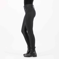 Legging d'équitation HV Polo Favourite FullGrip kids Noir
