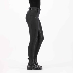 Legging d'équitation HV Polo Favourite FullGrip kids Noir