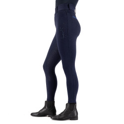Legging d'équitation Imperial Riding Comfi Sparks hiver FullGrip femme Saphir Bleu