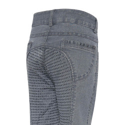 Legging d'équitation Imperial Riding Donny enfant Gris foncé denim