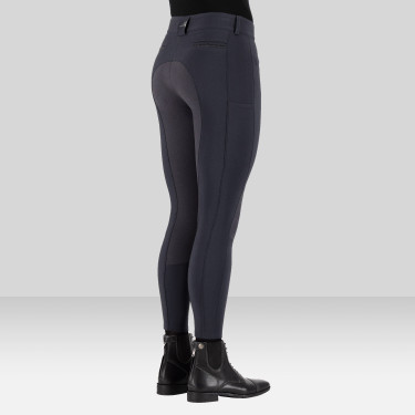 Pantalon d'équitation Euro-Star Arista Connect Full Grip femme Magnet Gris