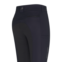 Pantalon d'équitation Euro-Star Arista Connect Full Grip femme Noir