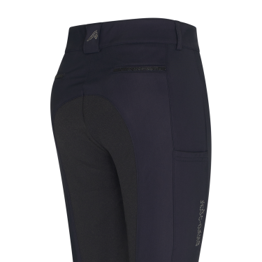 Pantalon d'équitation Euro-Star Arista Connect Full Grip femme Noir