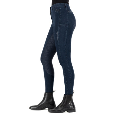 Pantalon d'équitation Euro-Star Arista Denim FullGrip Pantalon d'équitation Euro-Star Arista Denim FullGrip