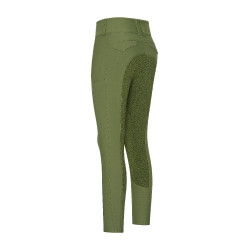 Pantalon d'équitation Euro-Star Aurelia Therma Connect Full Grip femme Olive Vert