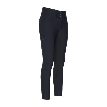 Pantalon d'équitation Euro-Star Aurelia Therma Connect Full Grip femme Noir