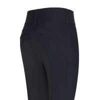 Pantalon d'équitation Euro-Star Aurelia Therma Connect Full Grip femme Noir