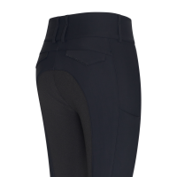 Pantalon d'équitation Euro-Star Aurelia Therma Connect Full Grip femme Noir