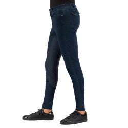 Pantalon d'équitation Euro-Star Camillo Denim FullGrip Marine Bleu marine Pantalon d'équitation Euro-Star Camillo Denim FullGrip Marine Bleu marine