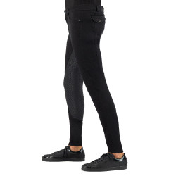 Pantalon d'équitation Euro-Star Camillo Denim FullGrip Noir Pantalon d'équitation Euro-Star Camillo Denim FullGrip Noir