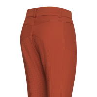 Pantalon d'équitation Euro-Star Empress FullGrip Cinna foncé Orange