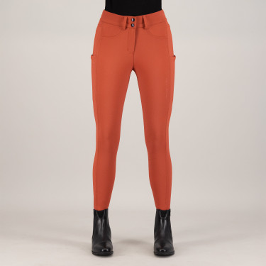 Pantalon d'équitation Euro-Star Empress FullGrip Cinna foncé Orange
