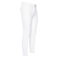 Pantalon d'équitation Euro-Star Gabriel Competition Connect grip genoux homme Blanc