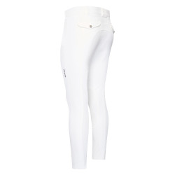 Pantalon d'équitation Euro-Star Gabriel Competition Connect grip genoux homme Blanc Pantalon d'équitation Euro-Star Gabriel Competition Connect grip genoux homme Blanc