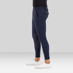 Pantalon d'équitation Euro-Star Gabriel thermaline Connect Grip genou homme Night Bleu Pantalon d'équitation Euro-Star Gabriel thermaline Connect Grip genou homme Night Bleu