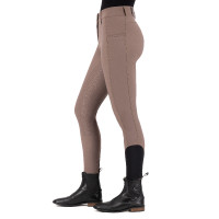 Pantalon d'équitation HV Polo Miranda FullGrip Hiver femme Fer Beige