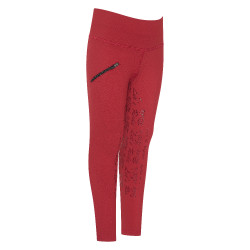 Legging d'équitation Euro-Star Dietse Performance FullGrip enfant Amarena