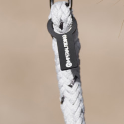 Longe d'attache Imperial Riding Deluxe mousqueton simple Crystal Bleu