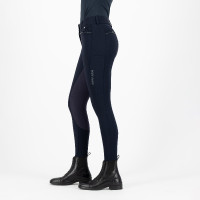 Pantalon d'équitation Euro-Star Arielle Connect FullGrip femme Night Bleu