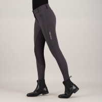 Pantalon d'équitation Euro-Star Arielle Connect FullGrip femme Gris magnet
