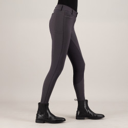 Pantalon d'équitation Euro-Star Arielle Connect FullGrip femme Gris magnet