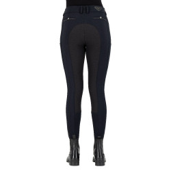 Pantalon d'équitation Euro-Star Arielle Connect FullGrip femme Noir