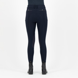 Pantalon d'équitation Euro-Star Arielle Connect grip genoux femme Night Bleu