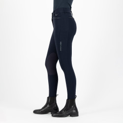 Pantalon d'équitation Euro-Star Arielle Connect grip genoux femme Night Bleu