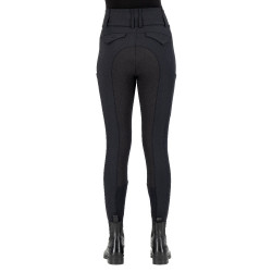 Pantalon d'équitation Euro-Star Aurelia Connect FullGrip femme Noir Pantalon d'équitation Euro-Star Aurelia Connect FullGrip femme Noir