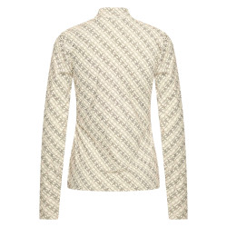 Polo anti-UV HV Polo Manja femme Cachemire Blanc Polo anti-UV HV Polo Manja femme Cachemire Blanc
