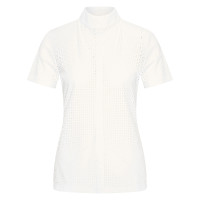 Polo de concours mesh Imperial Riding Grandprix manches courtes femme Blanc