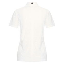 Polo de concours mesh Imperial Riding Grandprix manches courtes femme Blanc