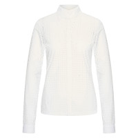 Polo de concours mesh Imperial Riding Grandprix manches longues femme Blanc
